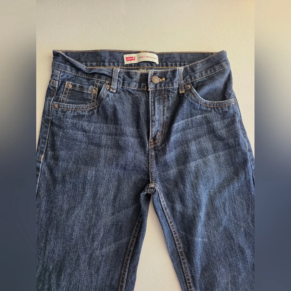 Levi Strauss 514 Straight Leg Denim Dark Indigo Blue Minimalist Core Indie Skate - Picture 3 of 13